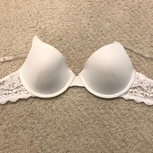 White Push Up Bra